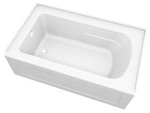 lot 3312 image: Proflo Pfs6036lskn Hillsboro Three Wall Alcove Acrylic Soaking - White