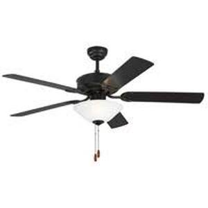 lot 3375 image: Monte Carlo Haven LED 2 52 in. Indoor Brushed Steel Ceiling Fan with Light Kit