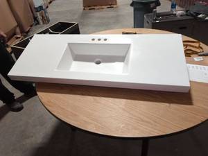 lot 14315 image: Allen and Roth vanity combo with sink