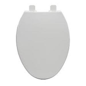 lot 14391 image: Aquasource White Round Slow Close Toilet Seat Hy-pp05