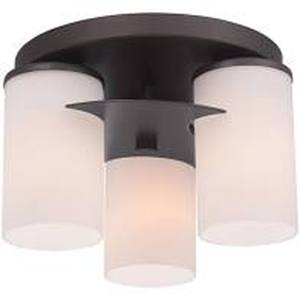 lot 14399 image: Style Selections 11.3-in W Bronze Ceiling Flush Mount