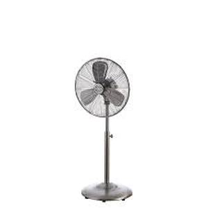 lot 14412 image: Indoor Stand Fan 3 Speed Energy All Metal Construction Freestanding Durable 1pc