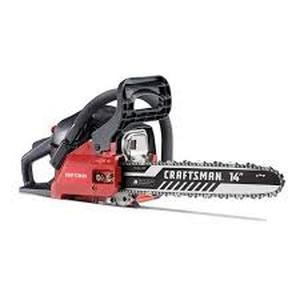 lot 14415 image: Craftsman 14 2 stroke chain saw