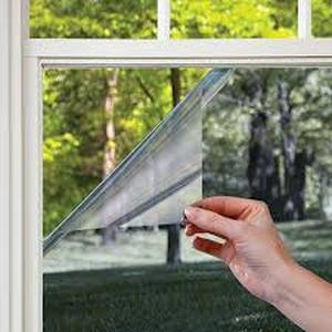 lot 14424 image: Gila Heat Control 3-in-1 Adhesive Residential DIY Window Film Sun Blocking Glare Reduction 3ft x 15ft (36in x 180in)