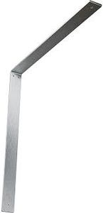lot 14454 image: Set of 3 Ekena Millwork BKTM02X24X24HACRS 2-Inch W x 24-Inch D x 24-Inch H Hamilton Bracket, Steel