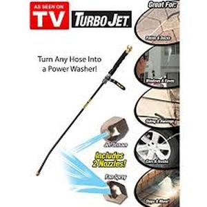 lot 14457 image: Turbo Jet 1000243 33 X 4.76 X 1.3 Black Turbo Jet� Power Washer