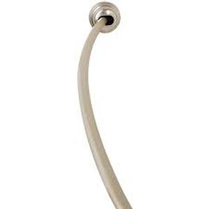 lot 14460 image: Zenna Home Never Rust Aluminum Shower Rod