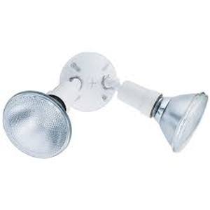 lot 14472 image: Lithonia Lighting Standard 2-Light Outdoor Spotlight