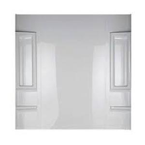lot 14487 image: DELTA FAUCET CO Proclaim Bathtub Wall Surround Set, High-Gloss White, 5-Pc. 39984