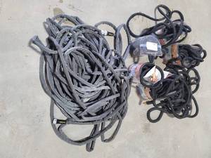 lot 14491 image: Garden hoses, 5- 50 ft. 3-100ft.