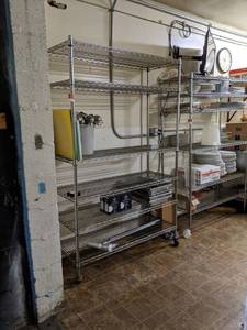 lot 8528 image: Shelving With Contents