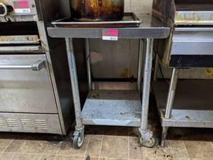 lot 8534 image: Elkay Stainless Steel Prep Table