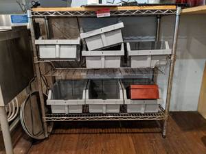 lot 8551 image: Shelving With Contents