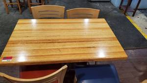 lot 8569 image: 4ft Dining Table With 4 Chairs