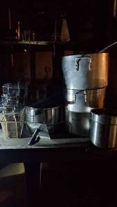 lot 8590 image: Pots, Strainers, and More