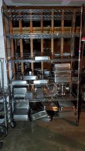 lot 8595 image: Rolling Metro Cart