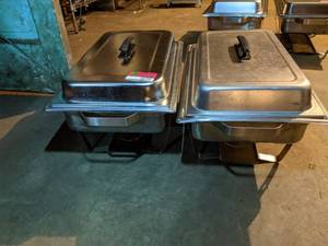 lot 8599 image: (2) Chaffing Dishes