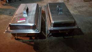 lot 8601 image: (2) Chaffing Dishes