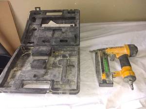 lot 4581 image: Bostitch Fastening Nail Gun In Carrying Case
