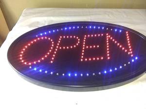 lot 4596 image: Lighted Multi Function Open Sign Tested And Working