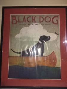 lot 4660 image: Nice Piece Of Wall Art From The Black Dog Canoe Co.