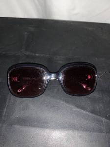 lot 4682 image: Purple and Black Coach Sunglasses Location B2