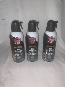 lot 4731 image: Three Cans of Dust Off Compressed Gas Location C2