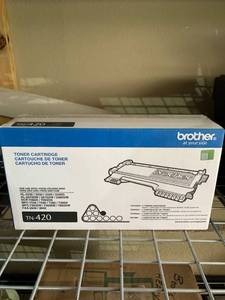 lot 7609 image: Unopened Brother TN-420 Toner Cartridge Location A3