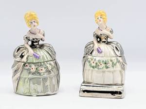 lot 5024 image: Pair of Figurines Inkwell - signed T. Slough