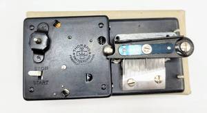 lot 5030 image: Thorens Disc Player Mechanism and 10 Thorens Music Discs