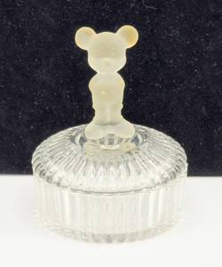 lot 5110 image: Avon Collectibles Disney Mickey Mouse Lead Crystal Trinket Dish 1993