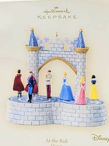lot 5116 image: Hallmark Keepsake Disney Christmas Ornament AT THE BALL Features Motion 2007