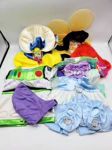 lot 5158 image: (5) Build A Bear Costumes Clothes - Ariel, Snow White, Cinderella, Buzz Lightyear and Bee Mine