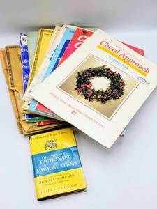lot 5196 image: Large Lot of Vintage Piano Sheet Music - A Variety of Music Styles and Some Instructional Books