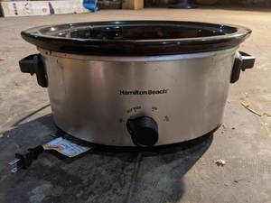 lot 5459 image: Hamilton Beach Crock Pot 33665