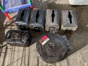 lot 6371 image: Tork Napkin Dispensers, Toilet Paper Dispenser And Soap Dispenser