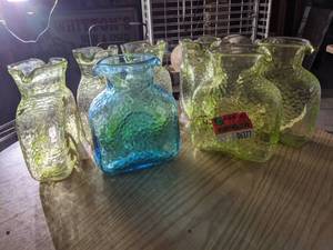 lot 6377 image: (7) Glass Pitchers
