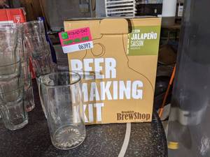 lot 6392 image: Brew Shop Beer Making Kit And Beer Mug