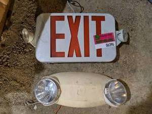 lot 6396 image: Exit Sign