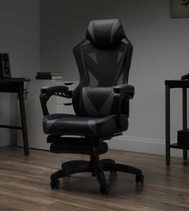 lot 101 image: RESPAWN by OFM 210 Racing Style Gaming Chair, Grey