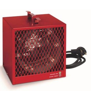 lot 132 image: Stelpro 4800-Watt 240-Volt Multi-Purpose Portable Heater in Red