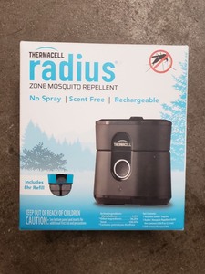 lot 156 image: Thermacell Radius Zone Mosquito Repellent  Black  Rechargeable  Lz1w  Pw0919