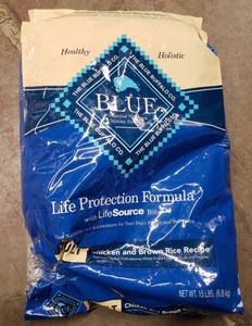lot 180 image: Blue Buffalo Life Protection Chicken & Brown Rice Recipe Adult Dry Dog Food - 15lbs