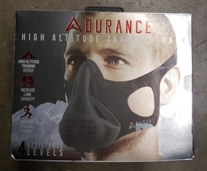 lot 189 image: High Altitude Mma Fitness Oxygen Face Mask Cardio Running Outdoor Reusable Mask