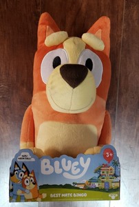 lot 201 image: Best Mate - Bingo Jumbo Plush - Bluey Free Shipping