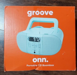 lot 209 image: onn. Portable CD Player Boombox