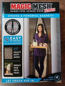 lot 225 image: As Seen on TV Magic Mesh, Partitions and Room Dividers