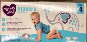 lot 507 image: Parents Choice Mega Box Diapers, Size 4, 248 Count