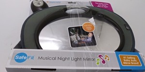 lot 530 image: SafeFit Musical Night Light Mirror