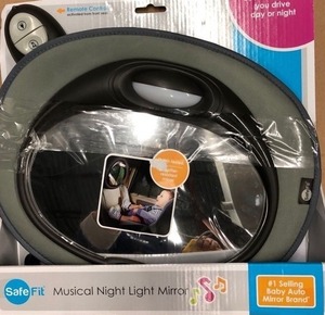 lot 497 image: SafeFit Musical Night Light Mirror